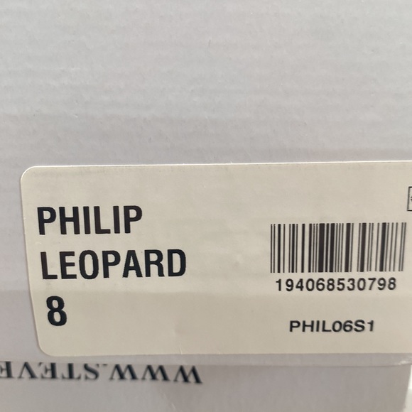 Steve Madden Philip Leopard Star Sneakers Tennis Shoes Size 8 - Picture 5 of 9